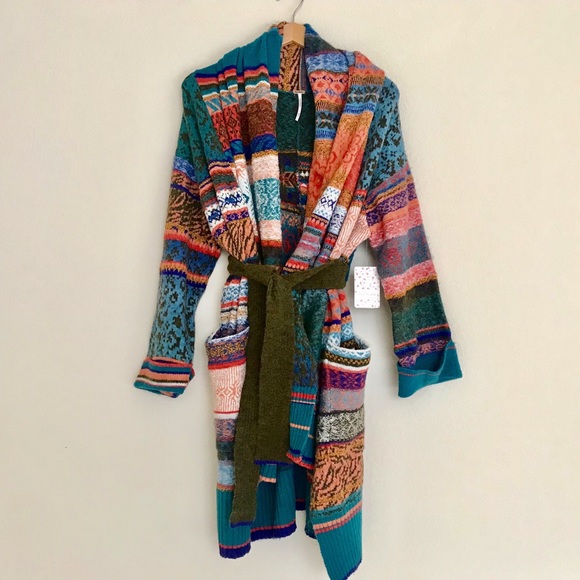 Free People Sweaters - Free People Fantasia Fairisle Cardigan SweaterXS/S